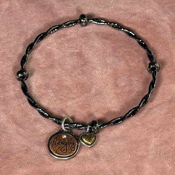 Brighton Find the Beauty Art & Soul Charm Bangle Bracelet - Picture 8 of 9